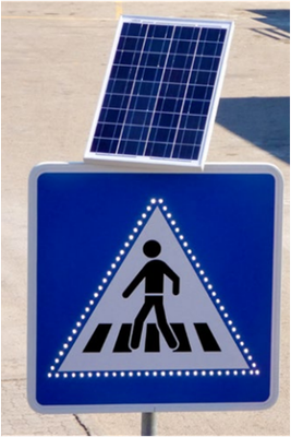 SINALIZAÇÃO LUMINOSA LED - SOLAR
