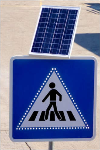 SINALIZAÇÃO LUMINOSA LED - SOLAR