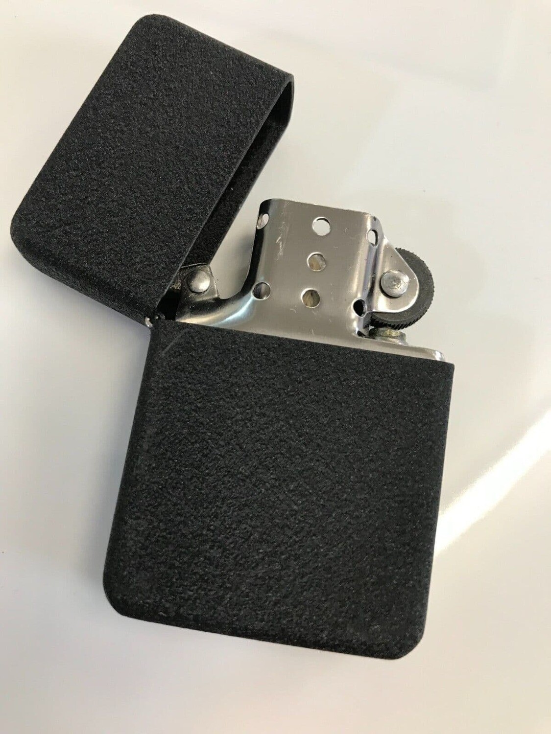 Plain Star Lighter in Gift Box Black Crackle