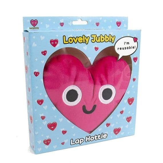 Lovely Jubbly Heart Hottie Lap Warmer Microwaveable Heat Pack