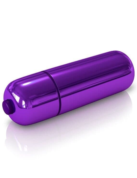 Purple Short Bullet Mini Vibrating Massager