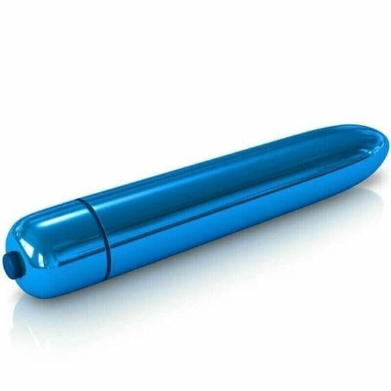Blue Long Bullet Mini Vibrating Massager