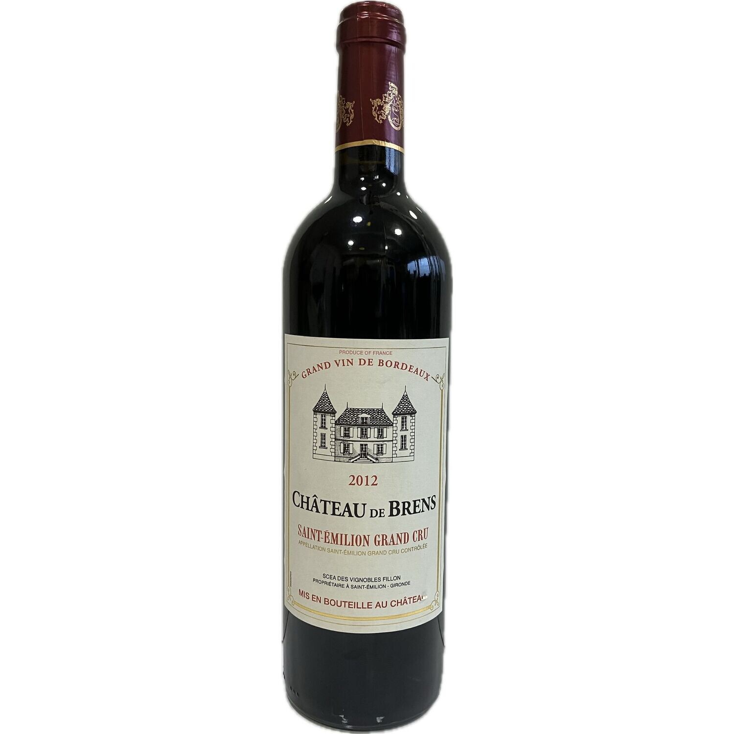 Chateau De Brens Saint Emilion Grand Cru 2012