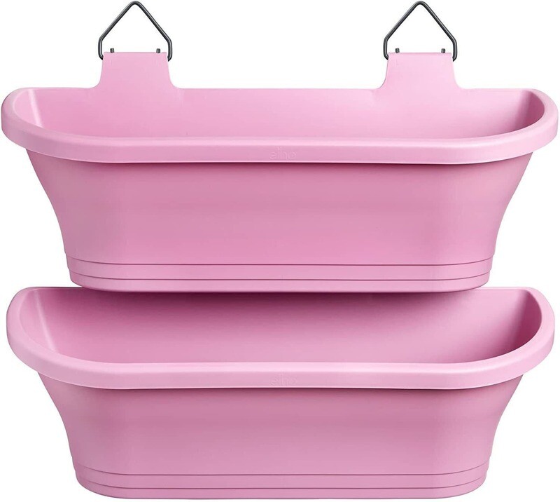 Vivid Violet Elho Corsica Vertical Forest Large Flower Planter Set of 2