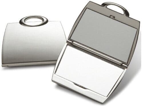 Hand bag shaped compact mirror with gift box