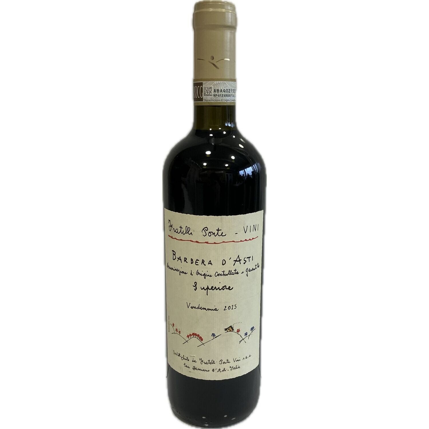 Fratelli Ponte Barbera D'Asti 2015