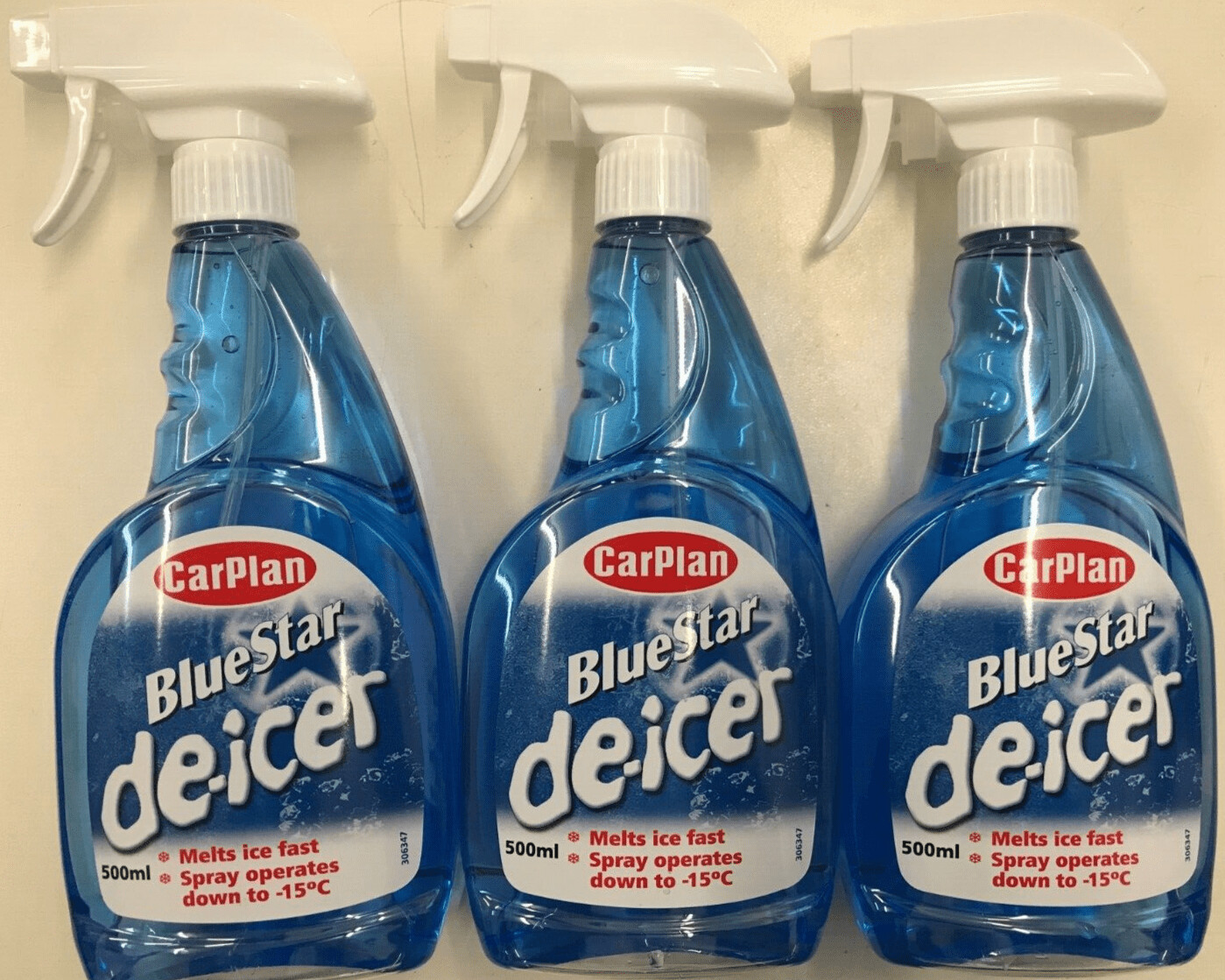 Carplan Blue Star De Icer Spray 500ml Pack of 3