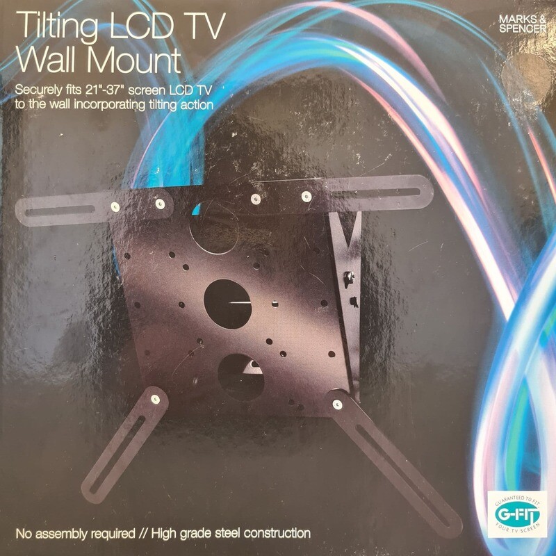 21" - 37" SCREEN LCD TVVTILT FLUSH WALL MOUNT BRACKET