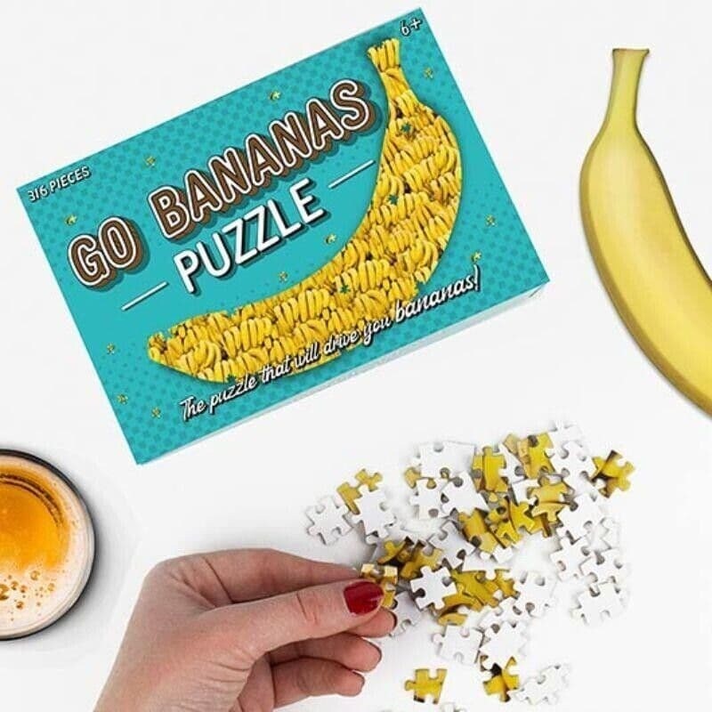 Gift Republic Go Bananas 316 Piece Jigsaw Puzzle