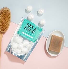 Bath Bombs Novelty 10-pack GIN & TONIC SCENTED