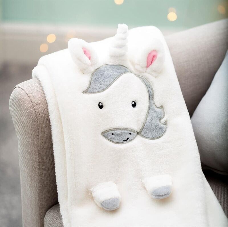 Sass & Belle Unicorn Soft Fleece Baby Blanket