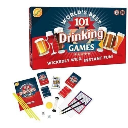 Wickedly Wild World Best 101 Drinking Games Adult Board Game Party Beer Fun