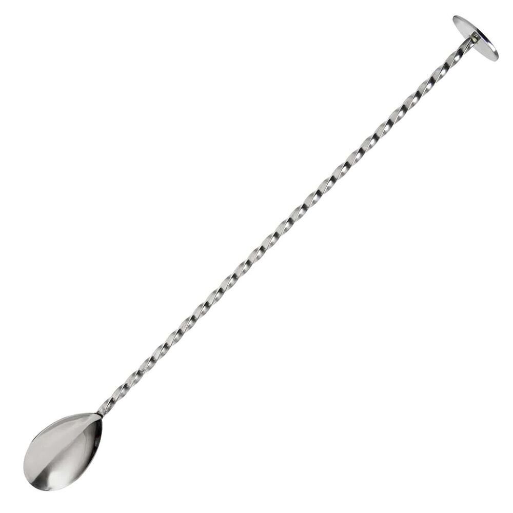 Stainless Steel Cocktail Spoon with Masher - Pack of 12