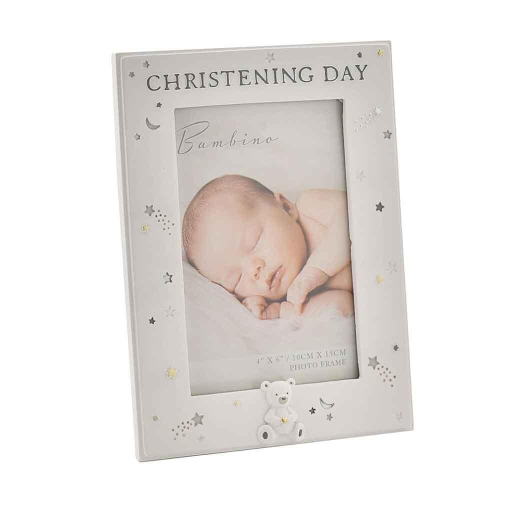 Widdop 4' x 6' - Bambino Resin Christening Day Photo Frame