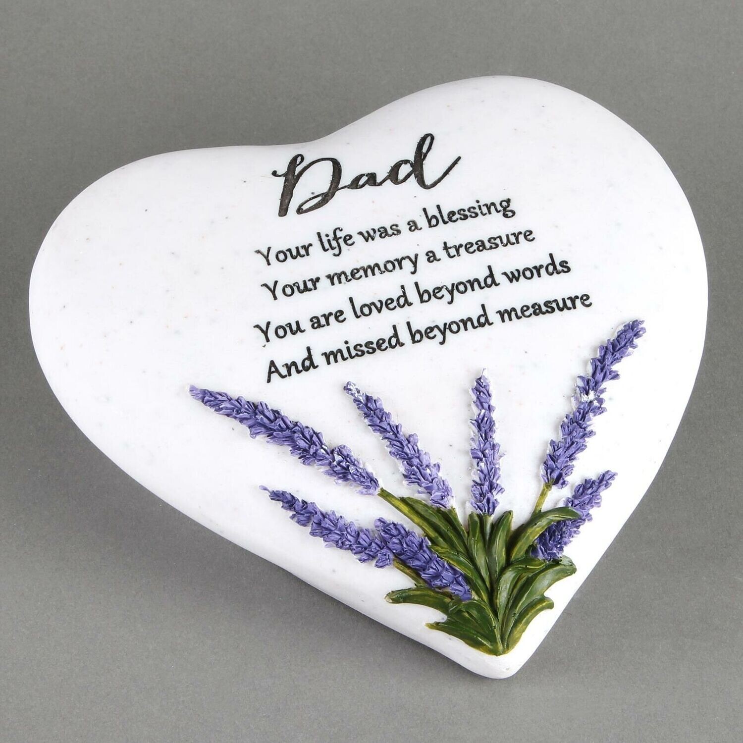 Dad Thoughts Of You Heart Stone Graveside Garden Memorial Loving Memory