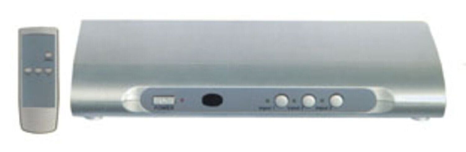 SLX Gold 3-Way HDMI Selector with Remote Control