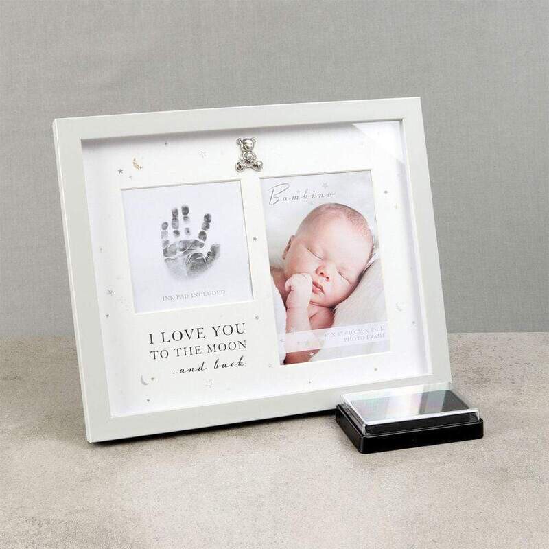 Bambino keepsake Hand Print Frame |Baby's Tiny Hand print |Gift for New born