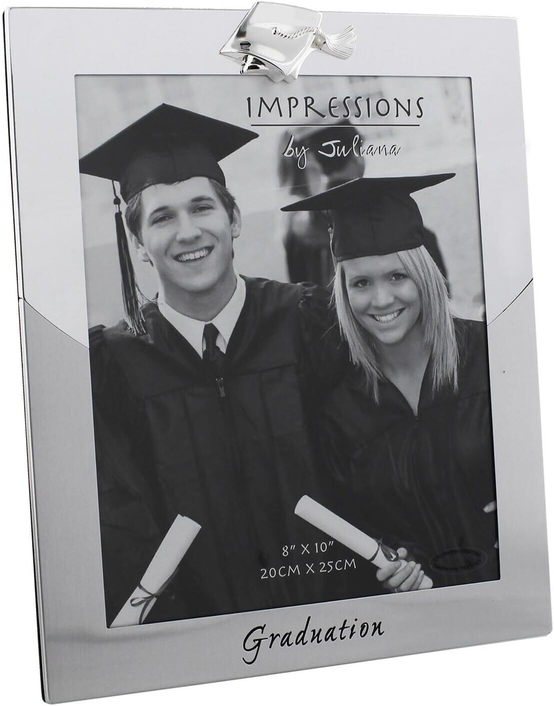 Widdop Graduation Picture Frame Silver Plated 8" x 10"