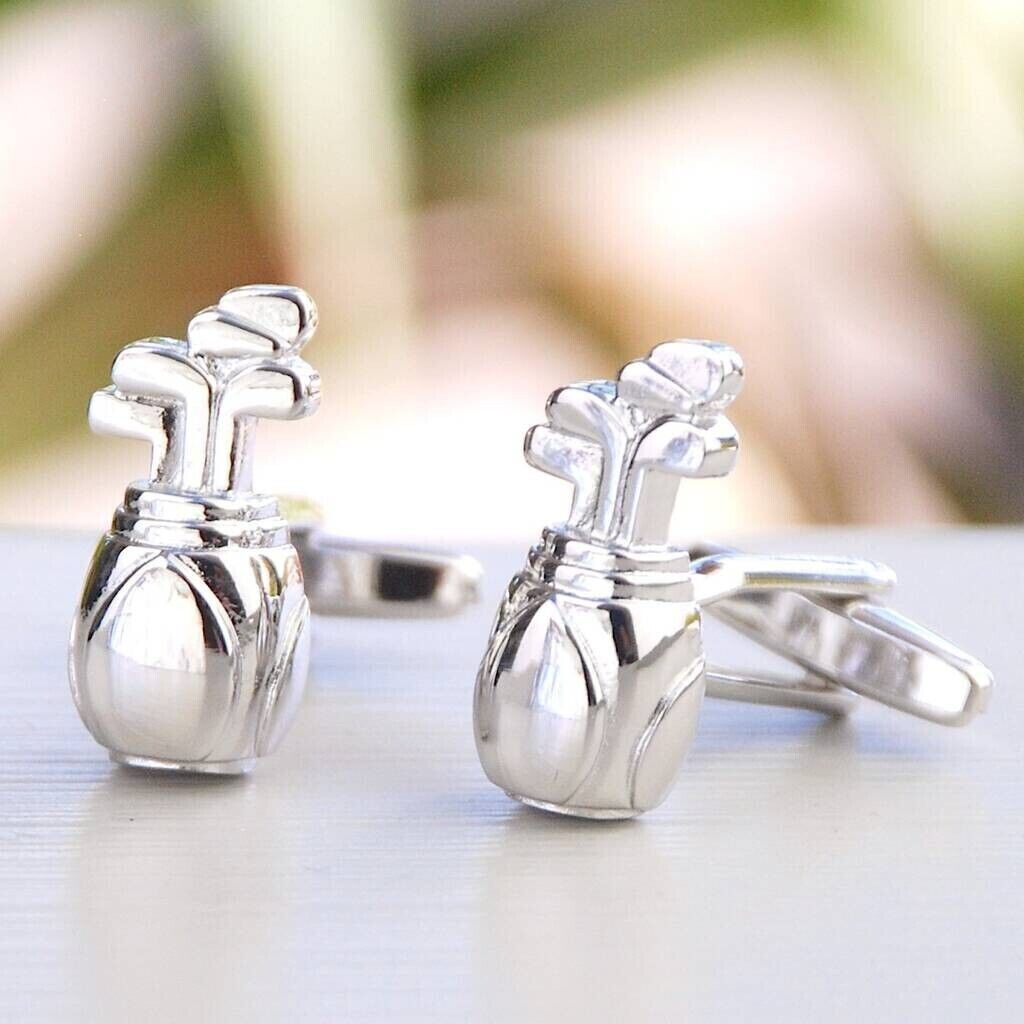 ​Golf bag cufflinks with Presentation box