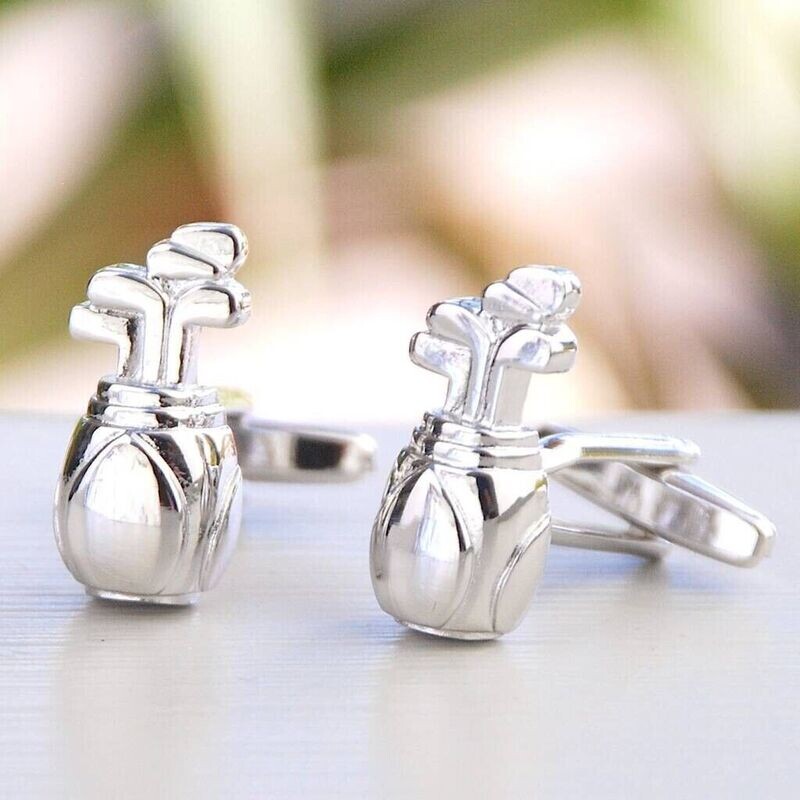 ​Golf bag cufflinks with Presentation box