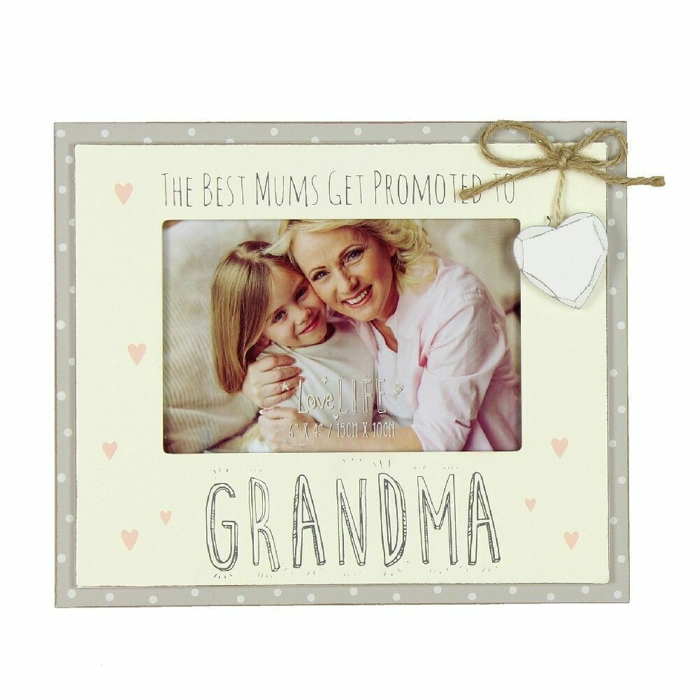 Love Life Photo Frame 6"x4" - Promoted To Grandma