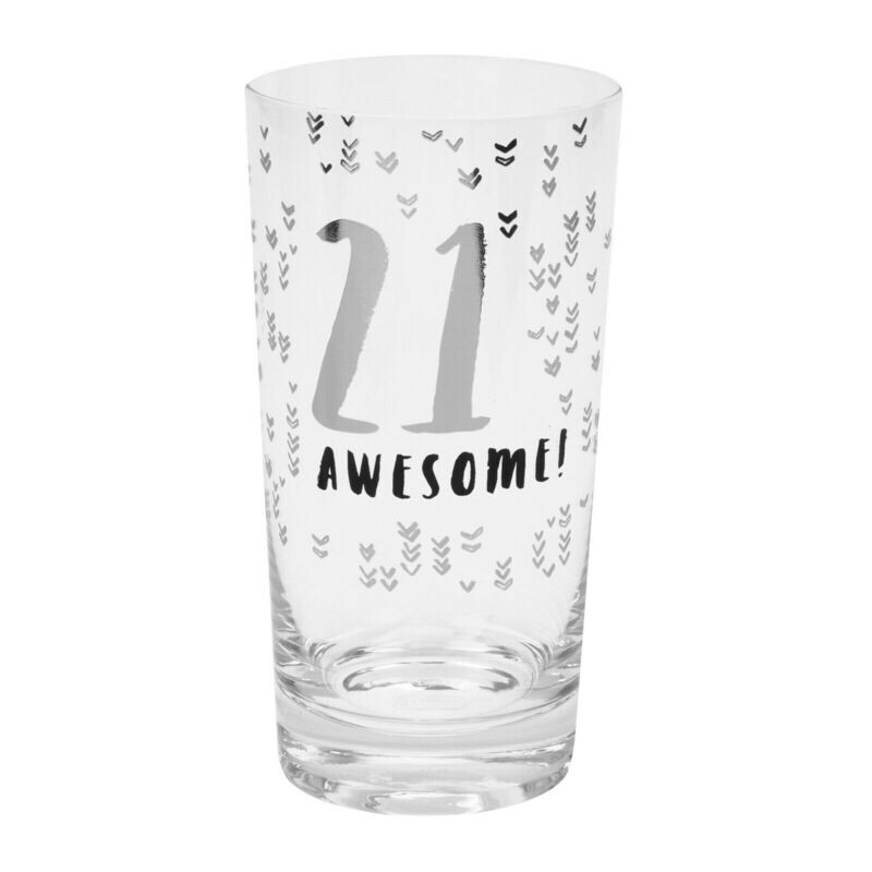 Hotchpotch Luxe Birthday Pint Glass - 21st