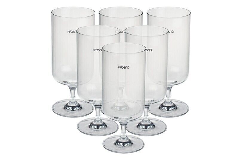 Krosno Glamour collection drink glass pack of 6