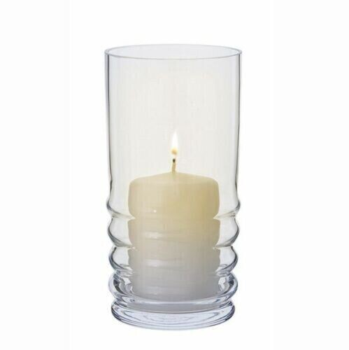 Dartington Wibble Collection Small Hurricane Lamp & Candle in Gift Box
