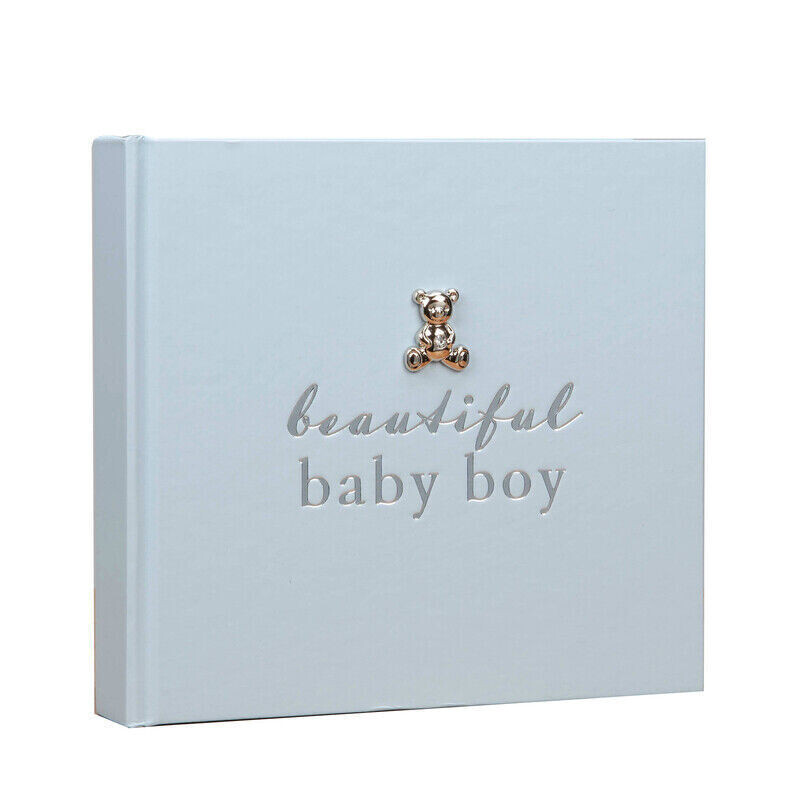 Photo Album 'Beautiful Baby Boy' Blue