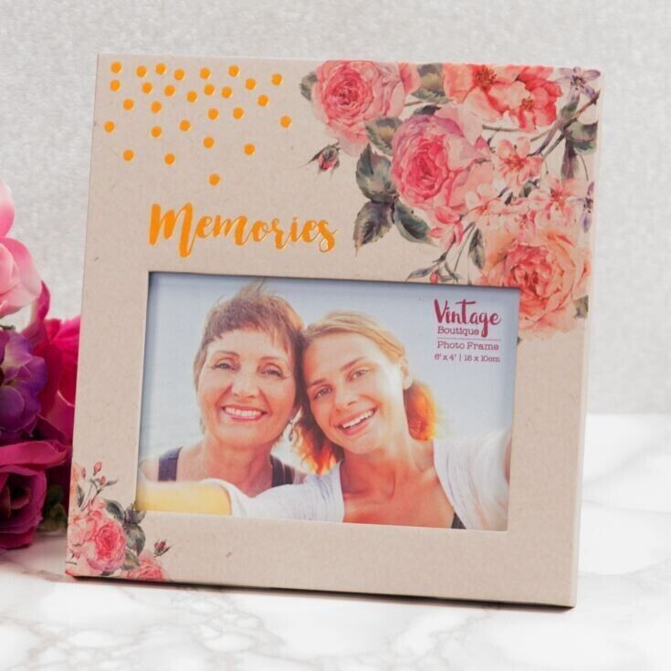 Vintage Boutique Paperwrap Memories Photo Frame 6 x 4