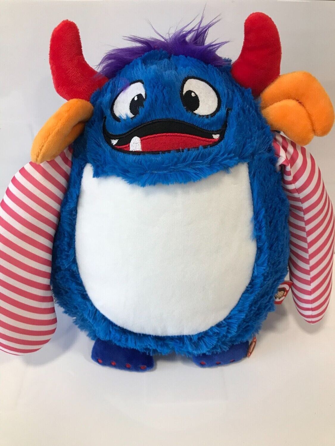 Cubbies Embroidered Plush Blue Monster