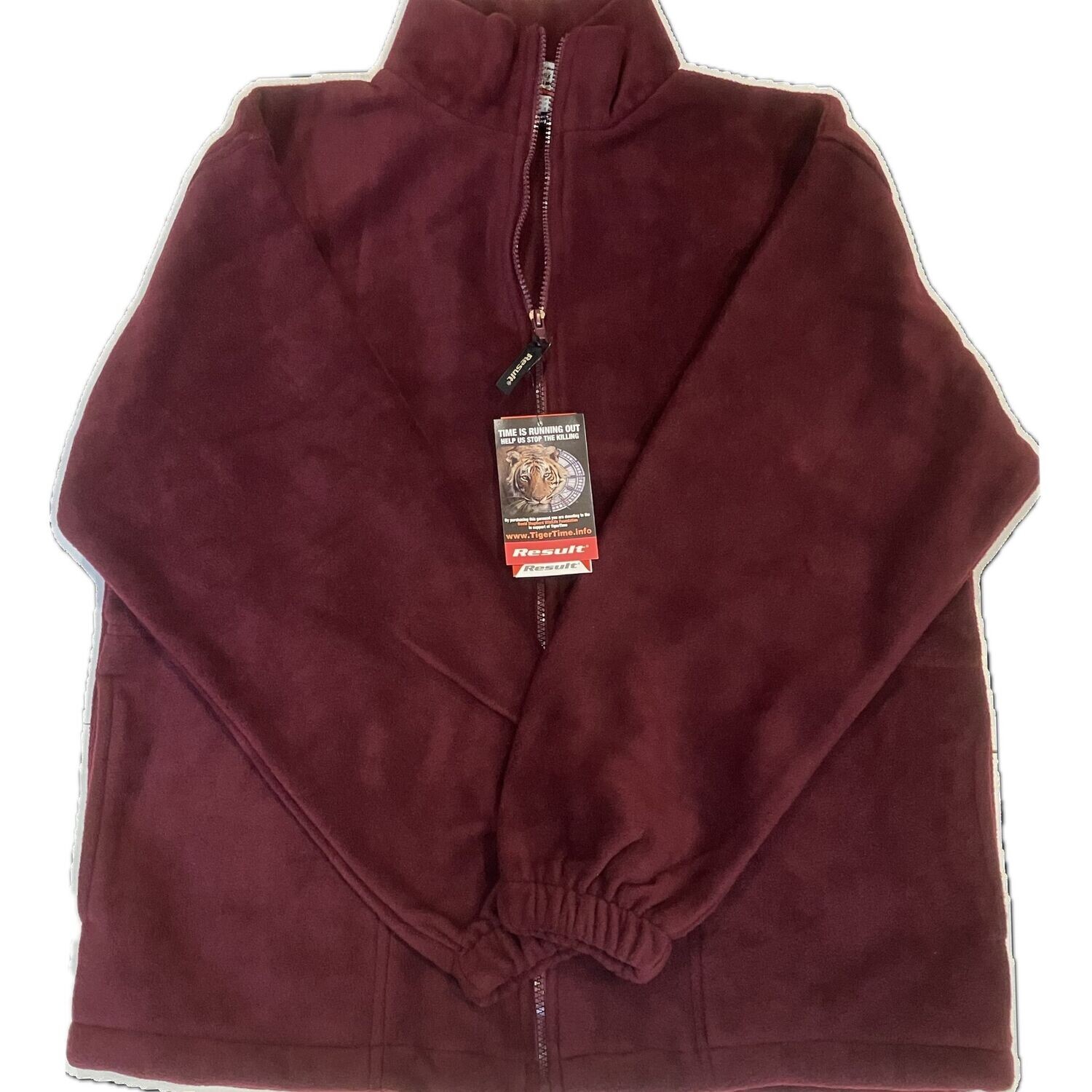 Result Performance Outerwear Micron Fleece Burgundy .Small
