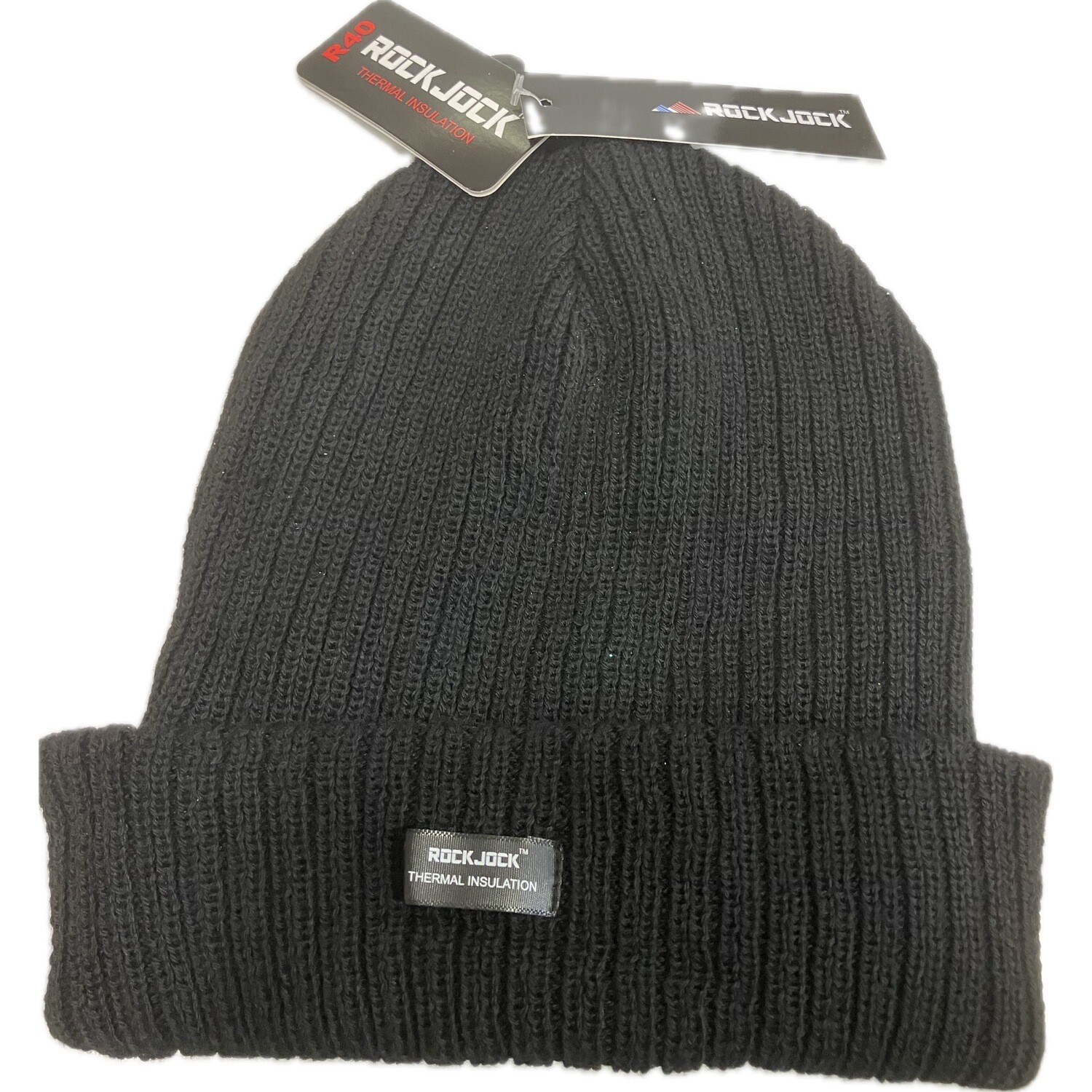 2x Rock Jock Men's R40 Lined Insulated Winter Thermal Ski Beanie Hat