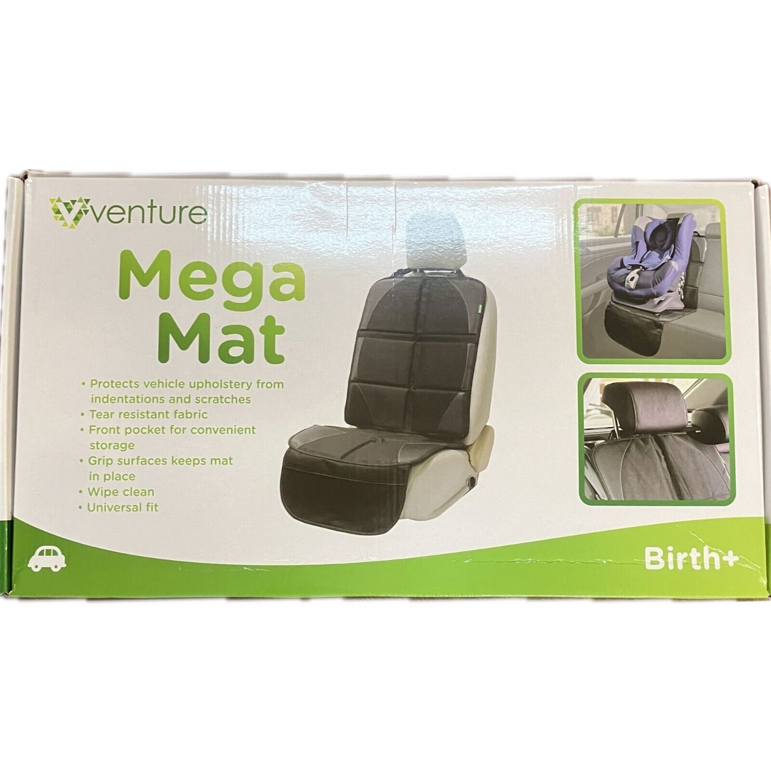 Mega Mat Venture=Protects Vehicle Upholstery from Indentations & scratches