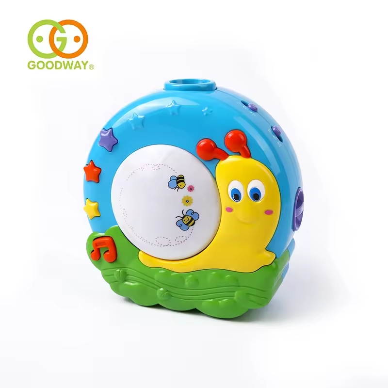 Hanging Creative Battery Operated Infant Baby Night Light projector with Music