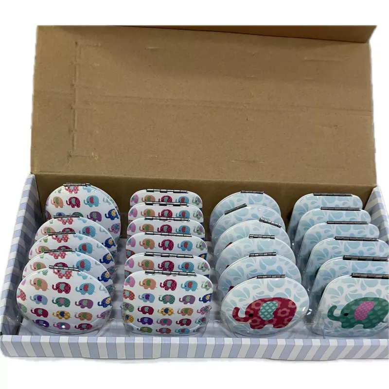 Compact Mirrors Elephant Job Lot Handbag Essentials Gifts x24 in Box