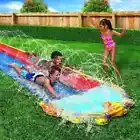 Banzai Splash Sprint Racing Water Slide 16ft Dual Lane Summer Fun *s