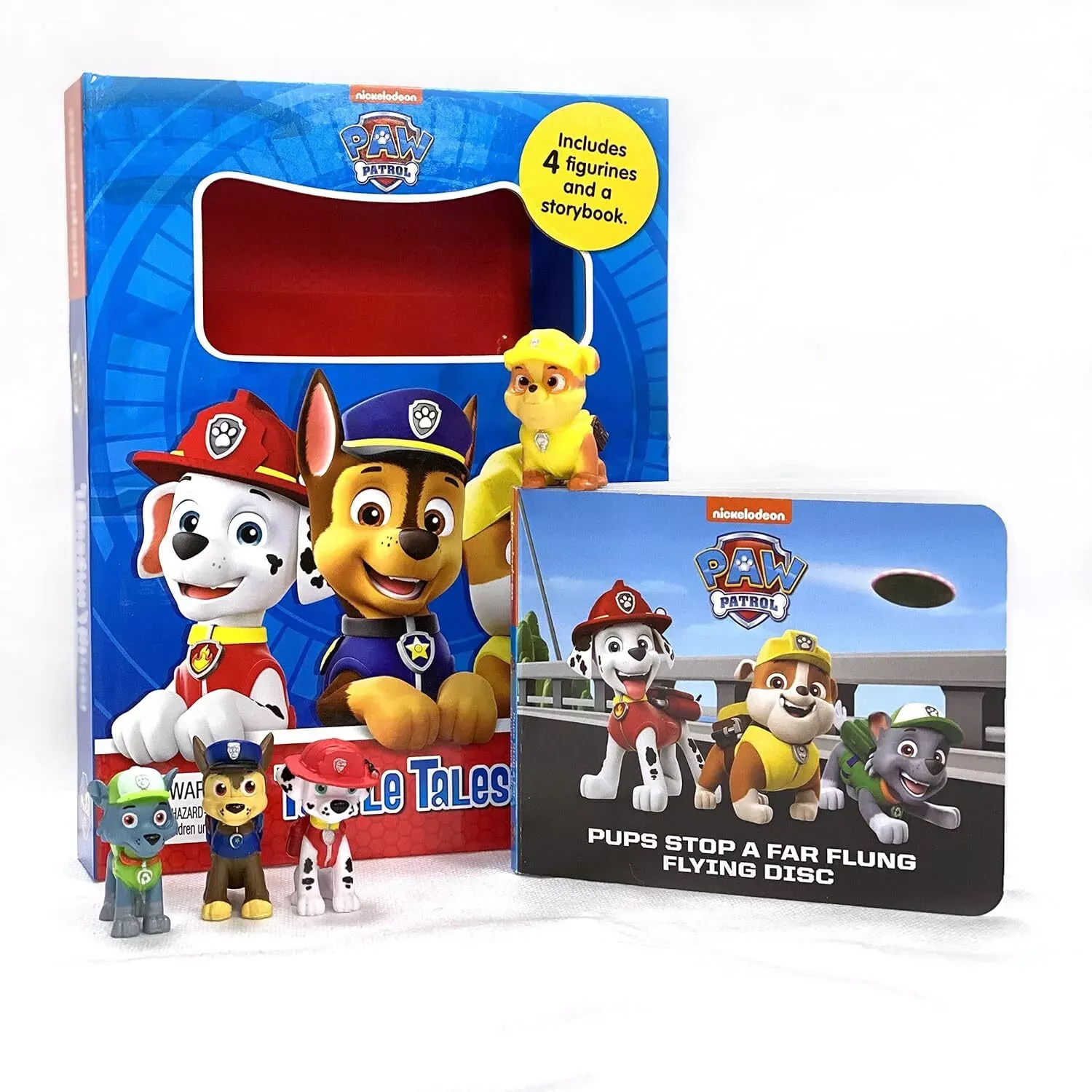 Paw Patrol - Tattle Tales includes 4 figurines and a story book *EL210