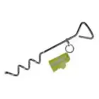 Metal Dog Corkscrew Spiral Ground Spike Tie Out Stake Strong Pet Anchor *EL211