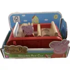 Peppa Pig Wooden Red Car, push along vehicle, imaginative play, preschool