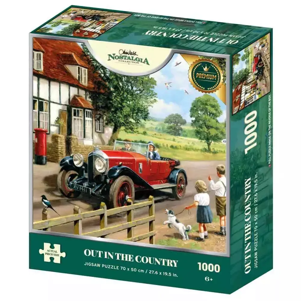 Ye Olde Shoppe 1000 Piece Jigsaw Puzzles Collection "Out In The Country" Steve Crisp / kevin walsh