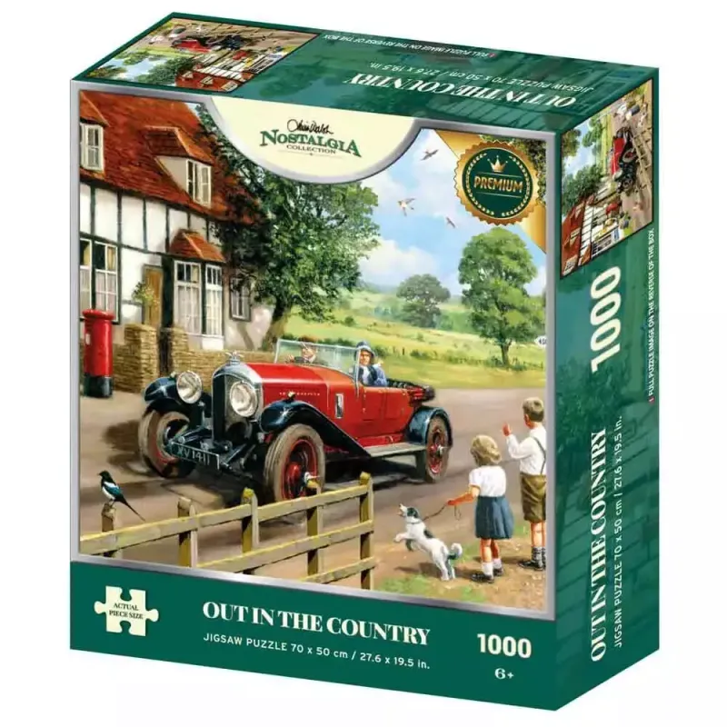 Ye Olde Shoppe 1000 Piece Jigsaw Puzzles Collection "Out In The Country" Steve Crisp / kevin walsh