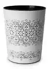 9L FLORA WASTE RUBBISH PAPER BIN OFFICE KITCHEN HOME BEDROOM CREAM-BEIGE