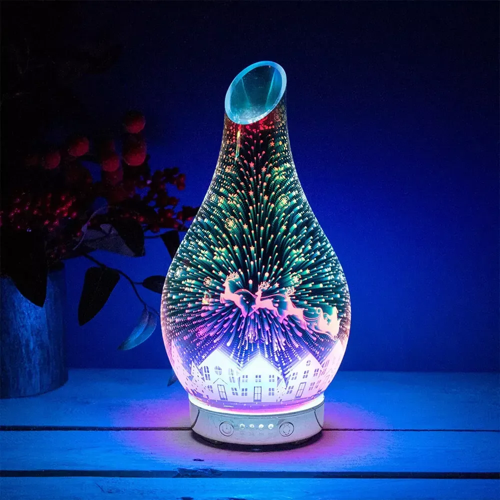 Santa Sleigh Humidifier Colour Changing Diffuser Air Purifier Desire Aroma