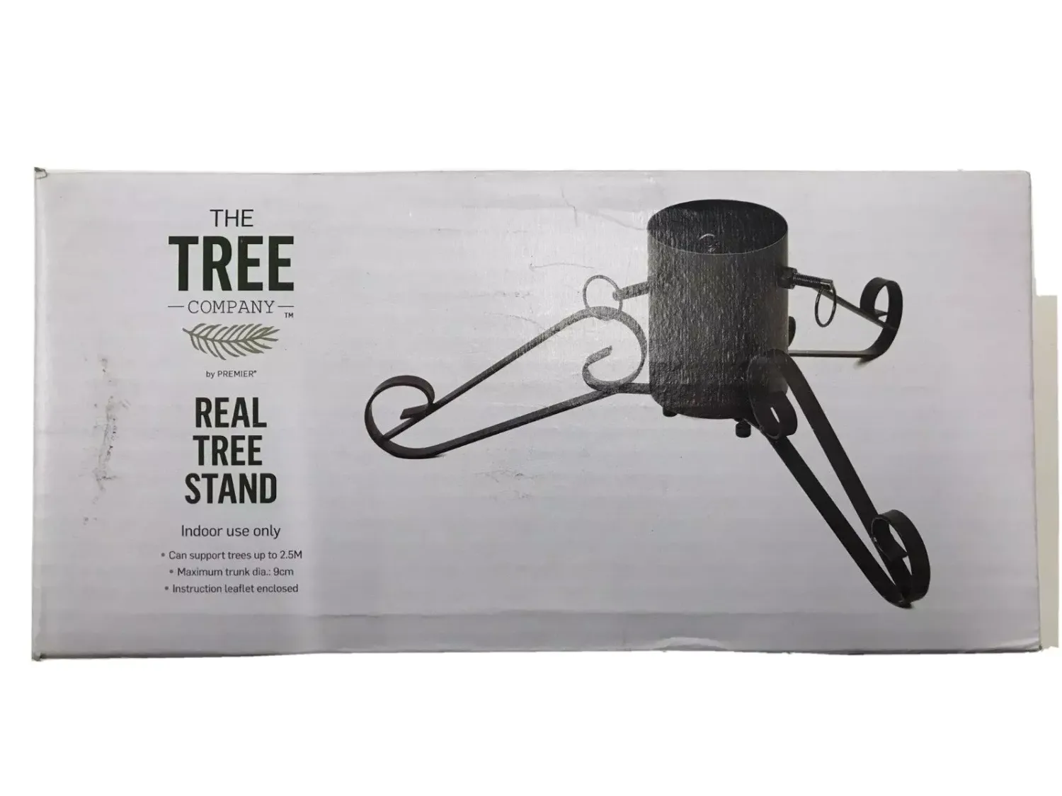 The Tree Company real tree stand supports up to 2.5m