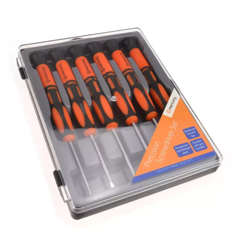 Precision Screwdriver Set for Small Screws Philips and Flat Set 6 Piece