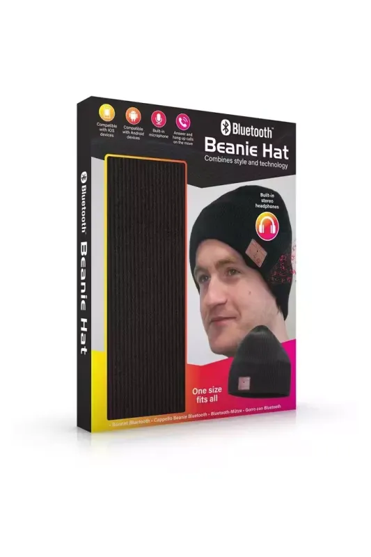 Bluetooth Beanie Hat compatible with IOS + Android