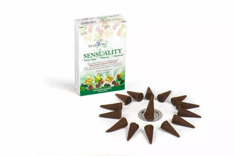 Stamford Incense Cones Aromatherapy Incense Burning SENSUALITY X5 PACKS
