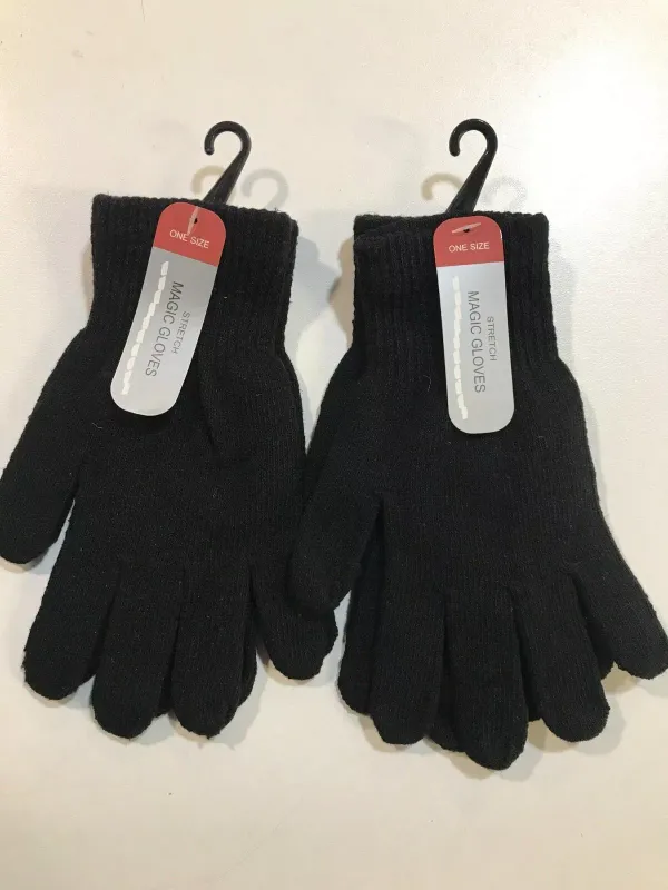 Stretch magic gloves one size x2