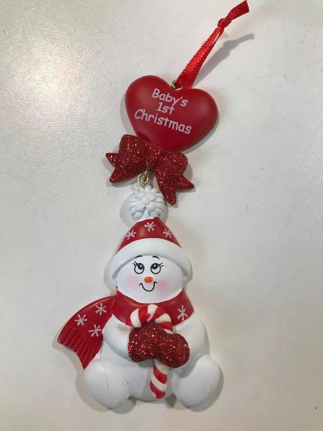 Baby's First Christmas hanging tree decoration